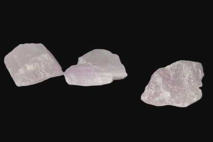 Pink/Lilac Kunzite 3 crystals from Afghanistan 45.9ct 9.2g Rocks and Things
