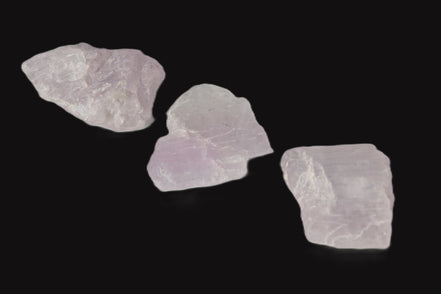 Pink/Lilac Kunzite 3 crystals from Afghanistan 45.9ct 9.2g Rocks and Things