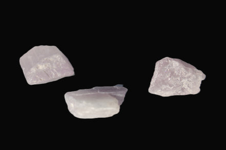 Pink/Lilac Kunzite 3 crystals from Afghanistan 45.9ct 9.2g Rocks and Things