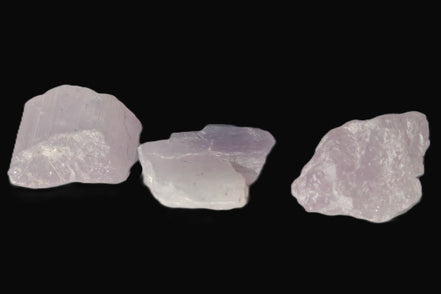 Pink/Lilac Kunzite 3 crystals from Afghanistan 45.9ct 9.2g Rocks and Things