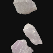 Pink/Lilac Kunzite 3 crystals from Afghanistan 59.5ct 11.9g in sunlight - Rocks and Things Store