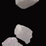 Pink/Lilac Kunzite 3 crystals from Afghanistan 59.5ct 11.9g in sunlight - Rocks and Things Store