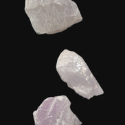 Pink/Lilac Kunzite 3 crystals from Afghanistan 59.5ct 11.9g in sunlight - Rocks and Things Store