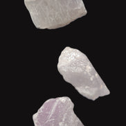 Pink/Lilac Kunzite 3 crystals from Afghanistan 59.5ct 11.9g in sunlight - Rocks and Things Store