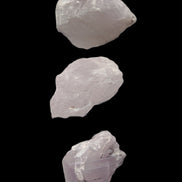Pink/Lilac Kunzite 3 crystals from Afghanistan 59.5ct 11.9g in sunlight - Rocks and Things Store