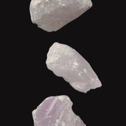 Pink/Lilac Kunzite 3 crystals from Afghanistan 59.5ct 11.9g in sunlight - Rocks and Things Store