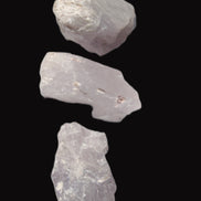 Pink/Lilac Kunzite 3 crystals from Afghanistan 59.5ct 11.9g in sunlight - Rocks and Things Store