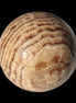 Chocolate Calcite sphere 47mm 154g - Rocks and Things Store