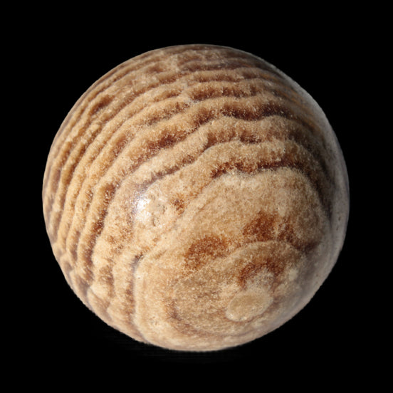 Chocolate Calcite sphere 47mm 154g - Rocks and Things Store