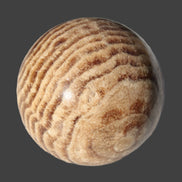 Chocolate Calcite sphere 47mm 154g - Rocks and Things Store