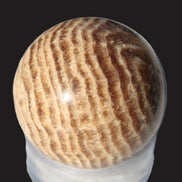 Chocolate Calcite sphere 47mm 154g Rocks and Things