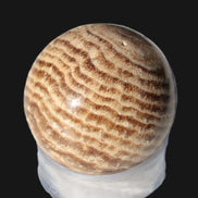 Chocolate Calcite sphere 47mm 154g Rocks and Things