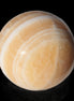 Yellow Calcite sphere 45mm 166g in sunshine - Rocks and Things Store