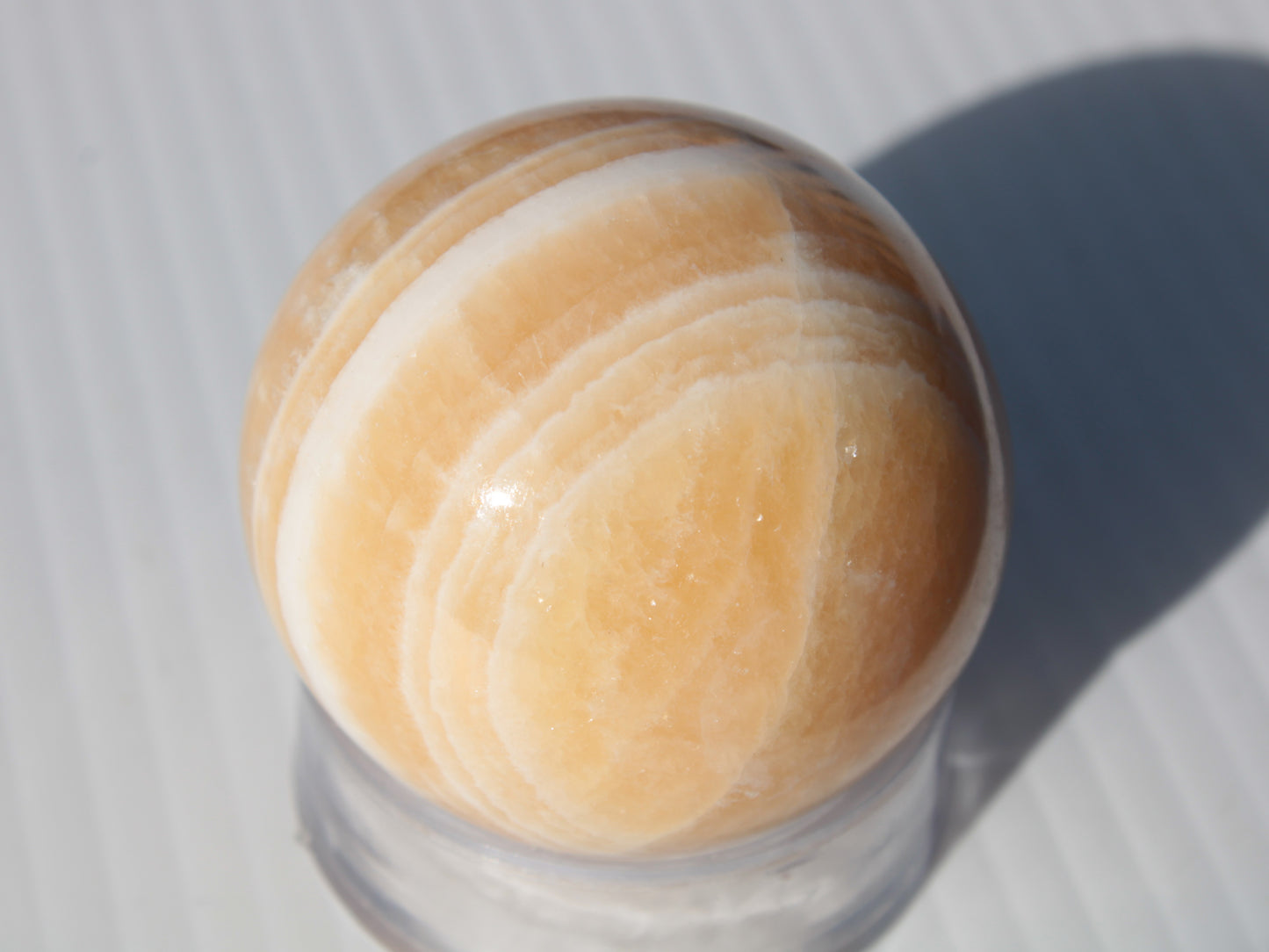 Yellow Calcite sphere 45mm 166g Rocks and Things