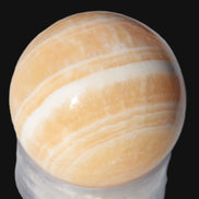 Yellow Calcite sphere 45mm 166g Rocks and Things