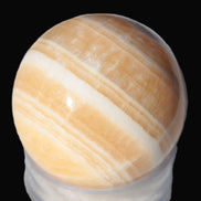 Yellow Calcite sphere 45mm 166g Rocks and Things