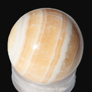 Yellow Calcite sphere 45mm 166g Rocks and Things