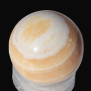 Yellow Calcite sphere 45mm 166g Rocks and Things