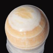 Yellow Calcite sphere 45mm 166g Rocks and Things