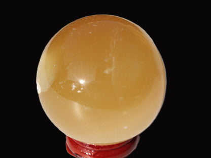 Honey Calcite sphere 47mm 162g Rocks and Things