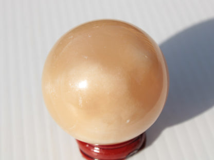 Honey Calcite sphere 49mm 167g Rocks and Things