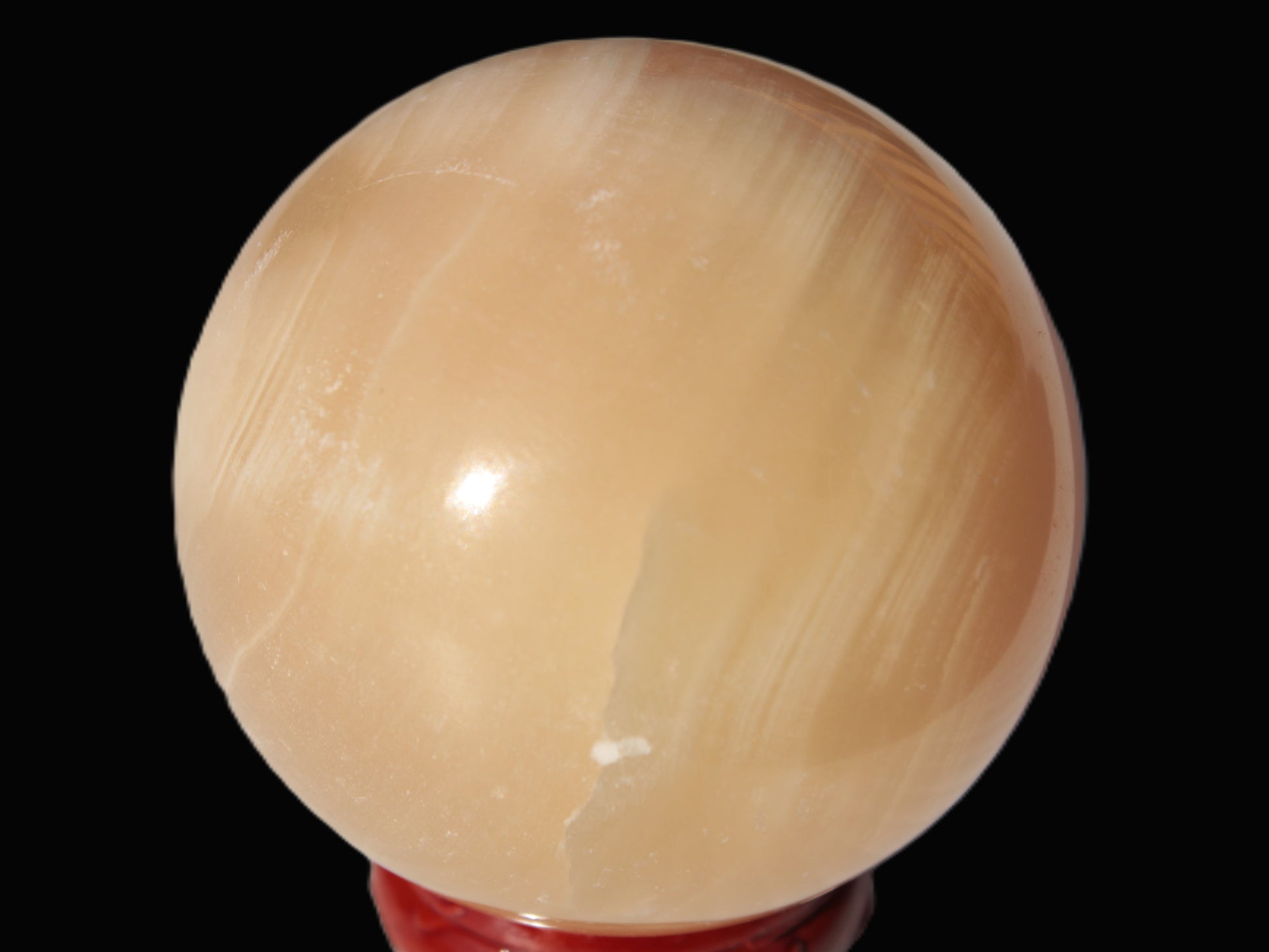 Honey Calcite sphere 49mm 167g Rocks and Things