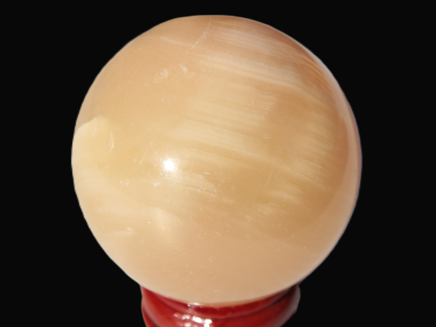 Honey Calcite sphere 49mm 167g Rocks and Things