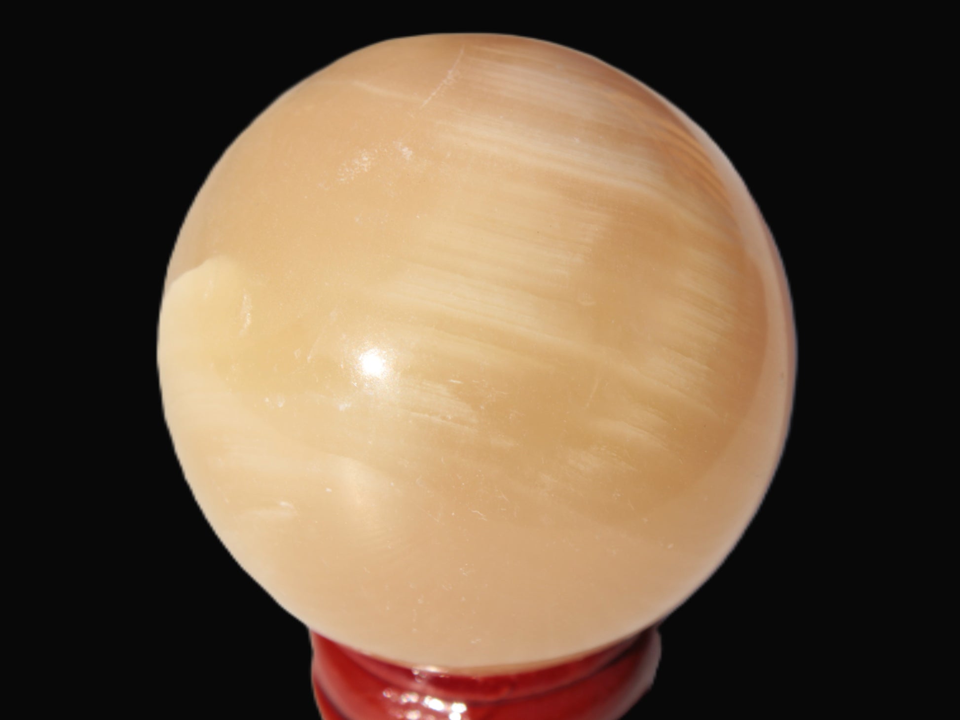 Honey Calcite sphere 49mm 167g Rocks and Things