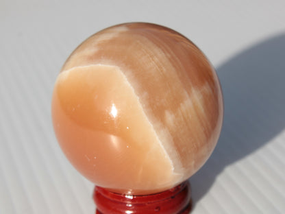 Honey Calcite sphere 53mm 175g Rocks and Things