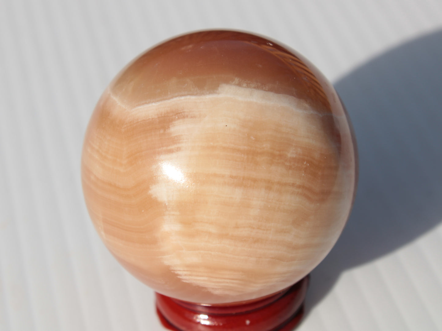 Honey Calcite sphere 53mm 175g Rocks and Things