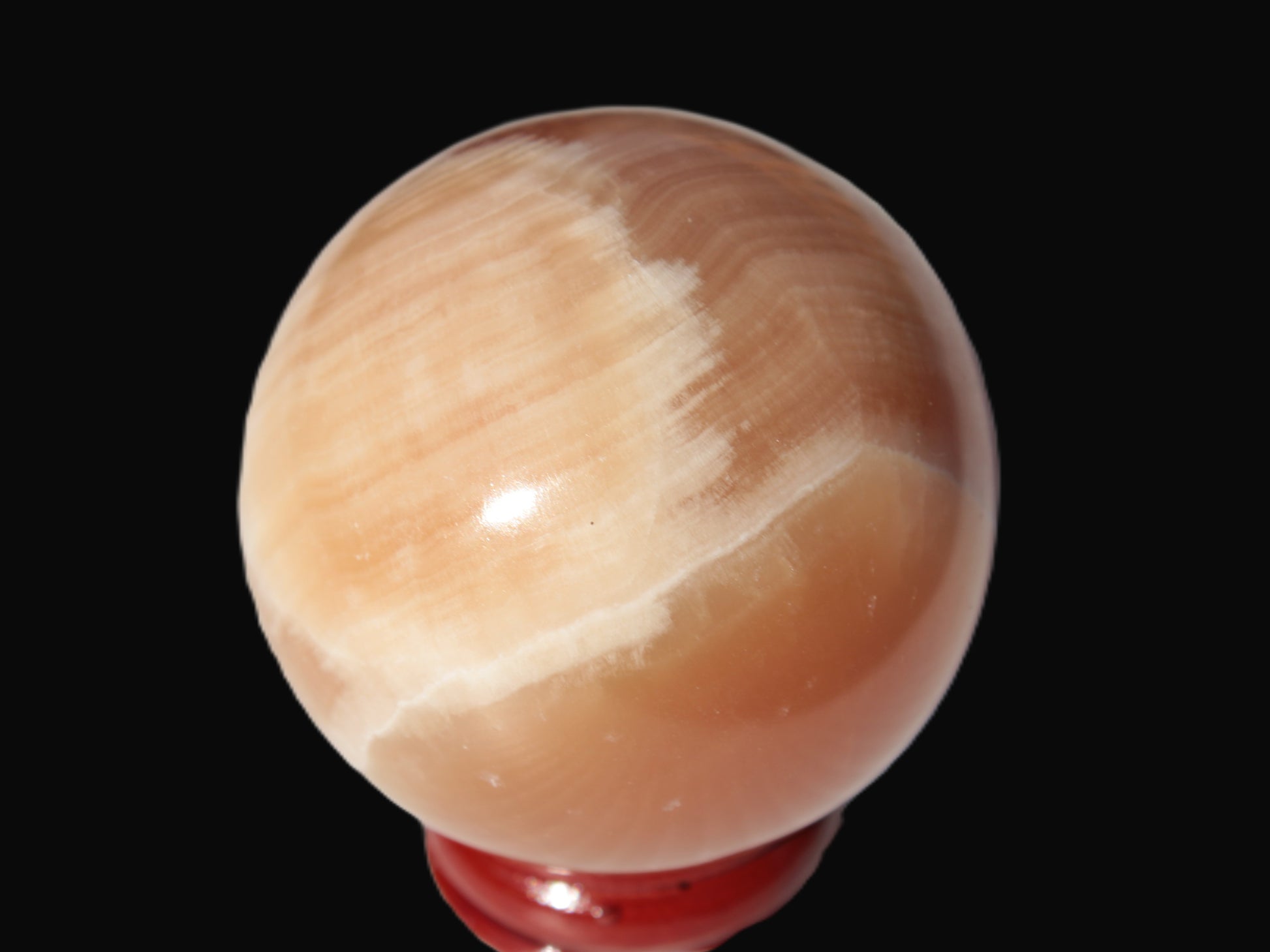 Honey Calcite sphere 53mm 175g Rocks and Things