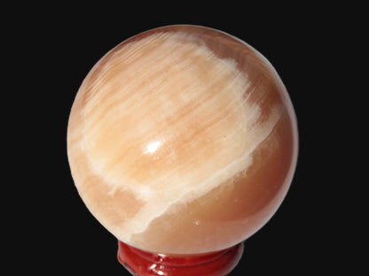 Honey Calcite sphere 53mm 175g Rocks and Things