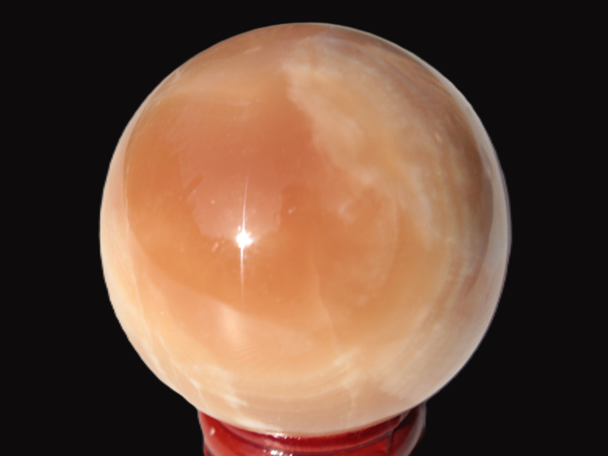 Honey Calcite sphere 53mm 175g Rocks and Things