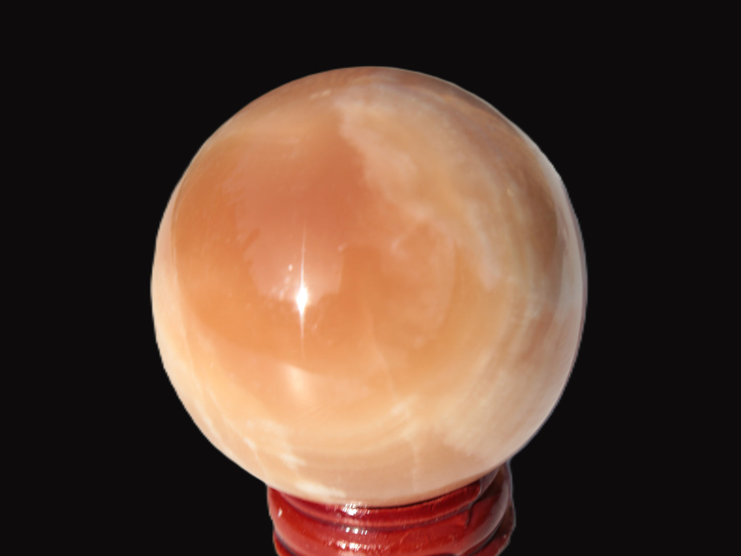 Honey Calcite sphere 53mm 175g Rocks and Things