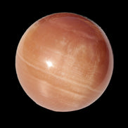 Orange Honey Calcite sphere 51mm 173g in sunshine -  Rocks and Things Store