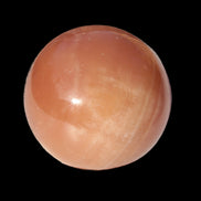 Orange Honey Calcite sphere 51mm 173g in sunshine -  Rocks and Things Store