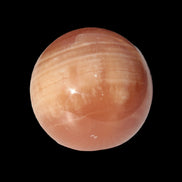 Orange Honey Calcite sphere 51mm 173g in sunshine -  Rocks and Things Store