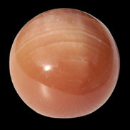 Orange Honey Calcite sphere 51mm 173g in sunshine - Rocks and Things Store