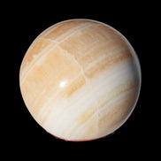Lemon Calcite sphere 48mm 170g - Rocks and Things Store