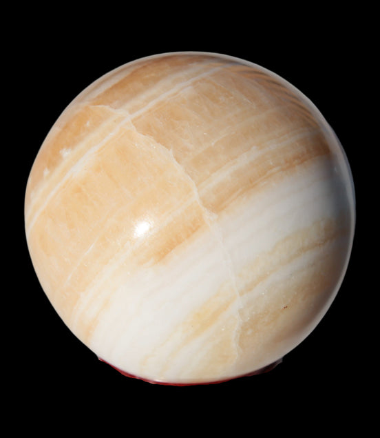 Lemon Calcite sphere 48mm 170g - Rocks and Things Store