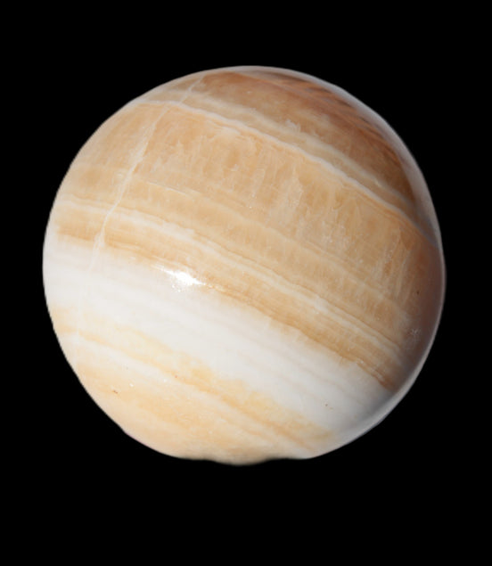 Lemon Calcite sphere 48mm 170g - Rocks and Things Store