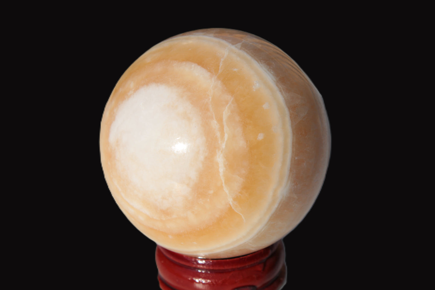 Lemon Calcite sphere 48mm 170g Rocks and Things