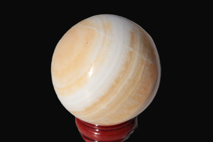 Lemon Calcite sphere 48mm 170g Rocks and Things