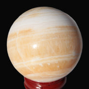 Lemon Calcite sphere 48mm 170g - Rocks and Things Store