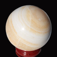 Lemon Calcite sphere 48mm 170g - Rocks and Things Store