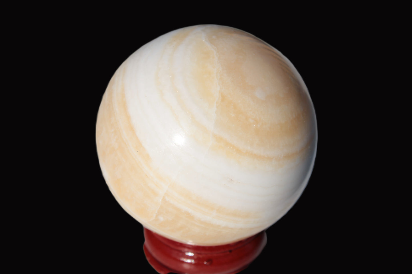 Lemon Calcite sphere 48mm 170g Rocks and Things