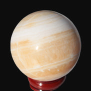 Lemon Calcite sphere 48mm 170g - Rocks and Things Store
