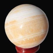 Lemon Calcite sphere 48mm 170g - Rocks and Things Store