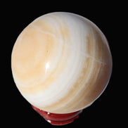 Lemon Calcite sphere 48mm 170g - Rocks and Things Store