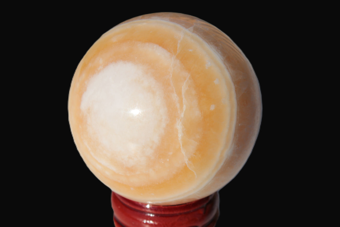 Lemon Calcite sphere 48mm 170g Rocks and Things